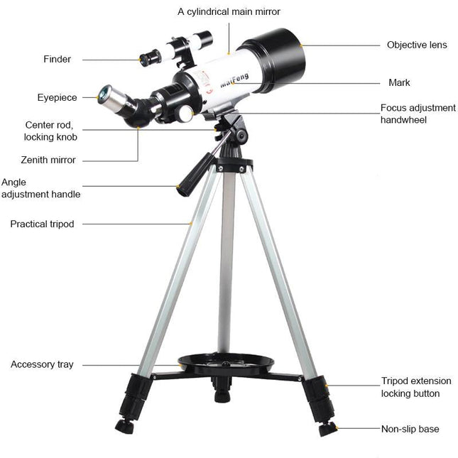 High Definition Astronomical Telescope With Tripod - 233X70