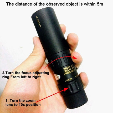 Portable High Definition Night-Vision Telescope - 10-30X25