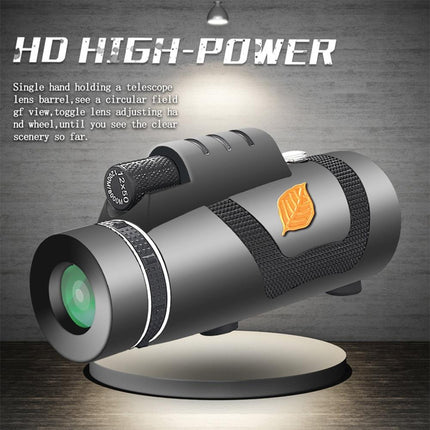 Professional 12X50 Hd Monocular Night Vision Telescope + Tripod