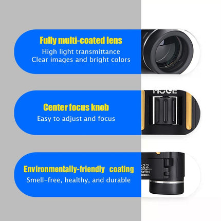 Outdoor Night Vision Telescope With Holder - 200X22