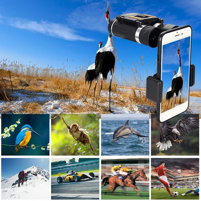 Outdoor Night Vision Telescope With Holder - 200X22