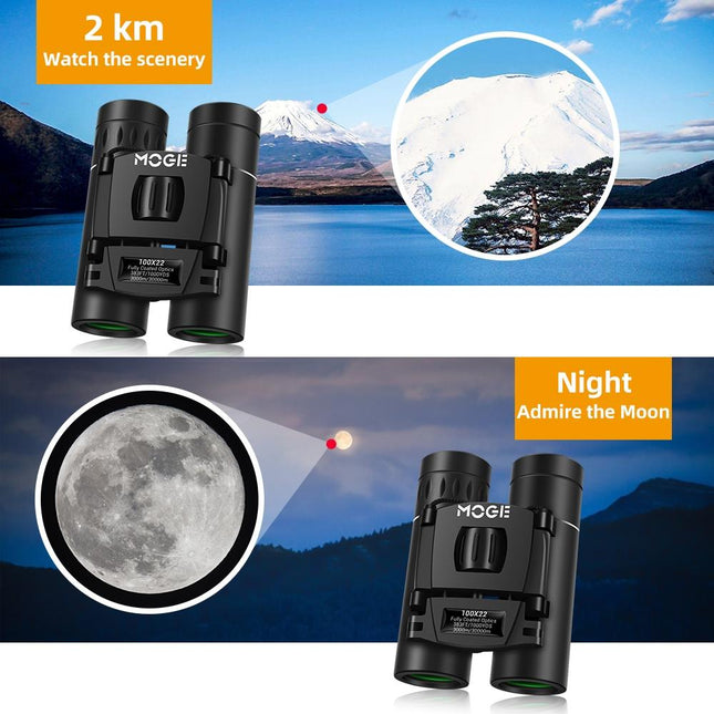 Professional Outdoor Binoculars - 100X22 Hd