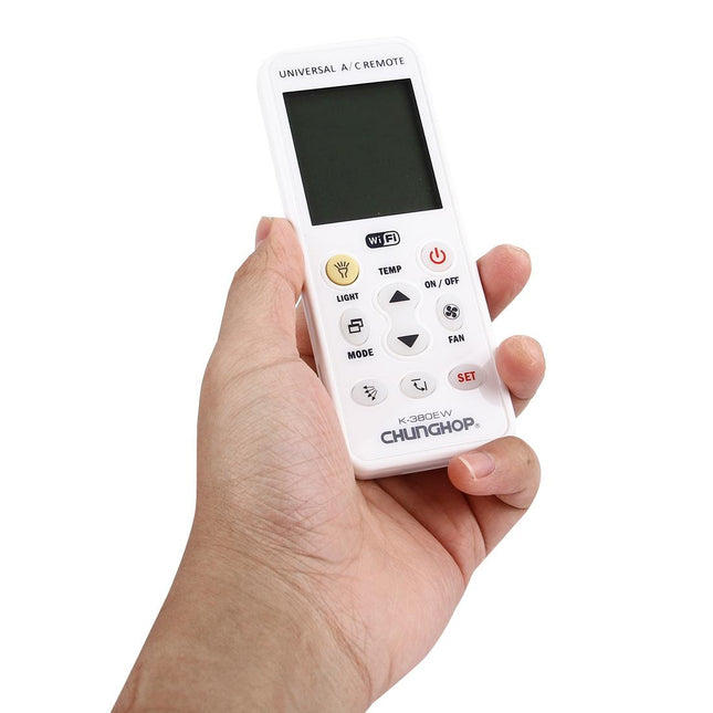 Universal Wifi Smart Ac Remote Control With Holder - Supports 2G / 3G / 4G / Wifi