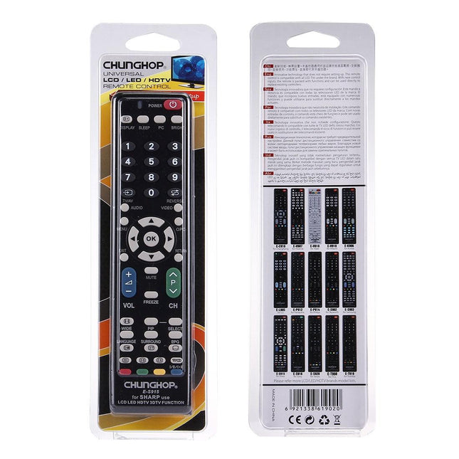 Universal Remote For Sharp Led Lcd And 3Dtv