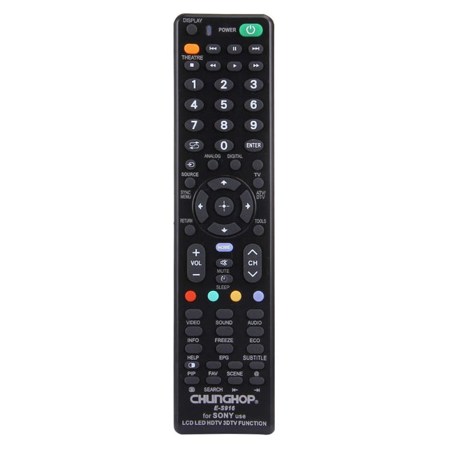 Universal Remote For Sony Led / Lcd / 3Dtv - Chunghop E S916