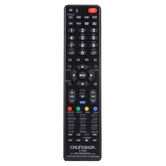 Universal Remote For Skyworth Led / Lcd / Hdtv / 3Dtv - E-S902