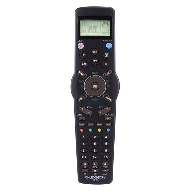 Universal Lcd Remote Controller With Learning Function For Tv Vcr Sat Cbl Dvd Cd A / C - Chunghop Rm L991