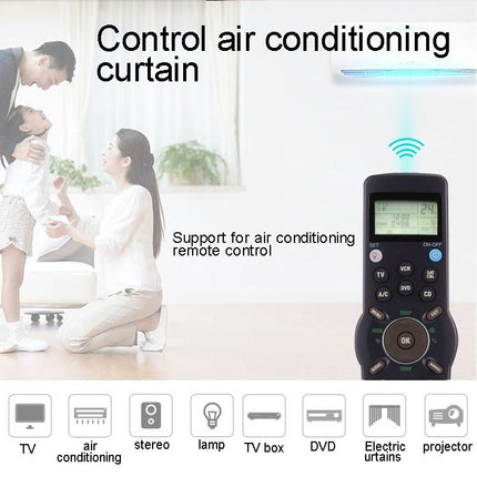 Universal Lcd Remote Controller With Learning Function For Tv Vcr Sat Cbl Dvd Cd A / C - Chunghop Rm L991