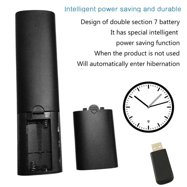 Universal 3D Air Mouse Remote With Voice Control