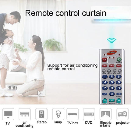 Universal Learning Remote For Tv Vcr Sat Cbl Hifi Dvd Cd Vcd & More