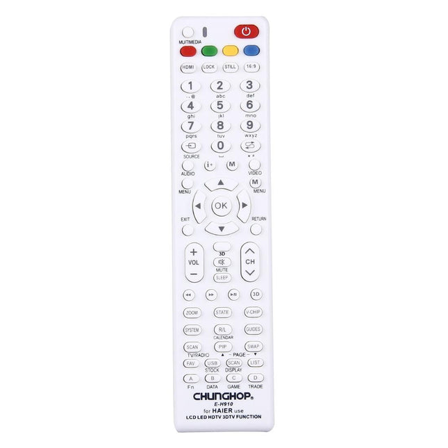Universal Remote For Haier Led / Lcd / 3Dtv - Chunghop H910