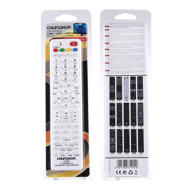Universal Remote For Haier Led / Lcd / 3Dtv - Chunghop H910