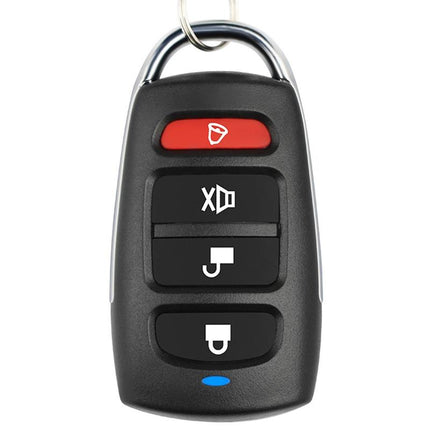 Metal 4-Button Wireless Garage Door Remote - 433Mhz
