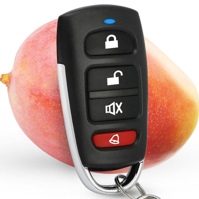 Metal 4-Button Wireless Garage Door Remote - 433Mhz