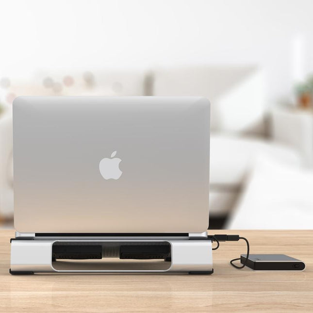 15 Double Fan Aluminum Cooling Pad For Laptops