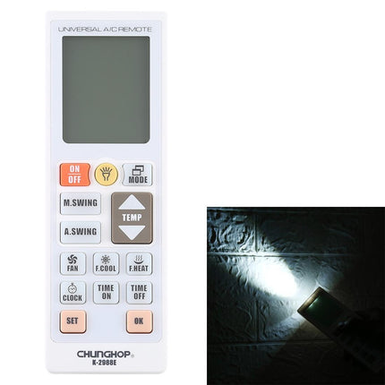 Universal A / C Remote Controller With Flashlight - Chunghop
