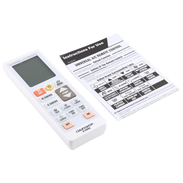 Universal A / C Remote Controller With Flashlight - Chunghop