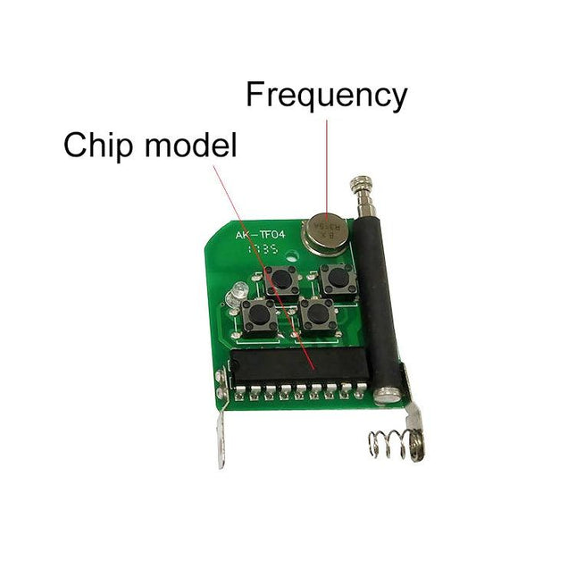 Wireless 4-Button Remote For Hyundai / Kia Cars - 433Mhz