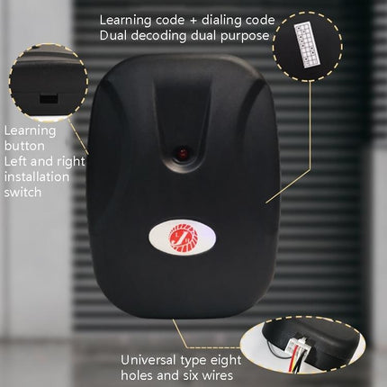 Wireless Garage Door Controller For Roll Gates - Remote Control Plug & Chain Motor
