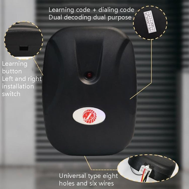Wireless Garage Door Controller For Roll Gates - Remote Control Plug & Chain Motor