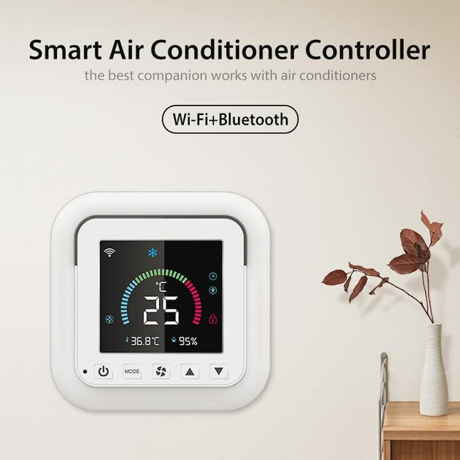 Smart Wifi Infrared Ac Controller - Colour Screen - White