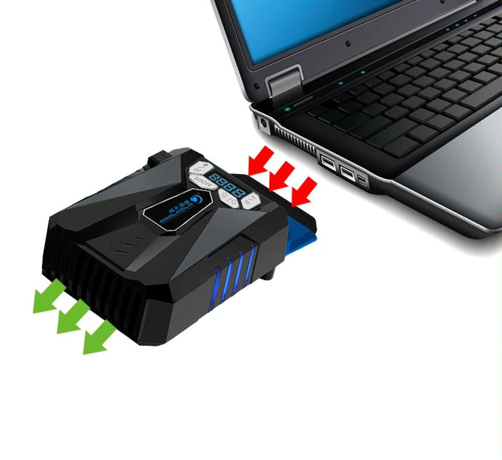 Portable 5-Speed Laptop Cooling Fan - Compact And Efficient