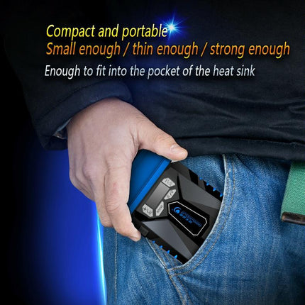 Portable 5-Speed Laptop Cooling Fan - Compact And Efficient