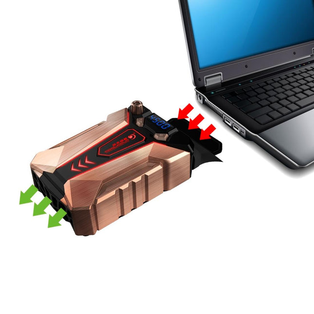 Ultra Silent 7 Laptop Cooling Fan - Portable Ac 220V Bronze