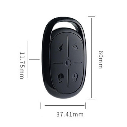 4-Button Wireless Garage Door Remote - 433Mhz