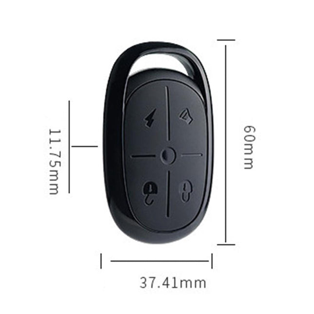 4-Button Wireless Garage Door Remote - 433Mhz