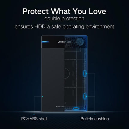 Usb 3.0 Sata Ssd Adapter For 2.5 / 3.5 Hdd Enclosure