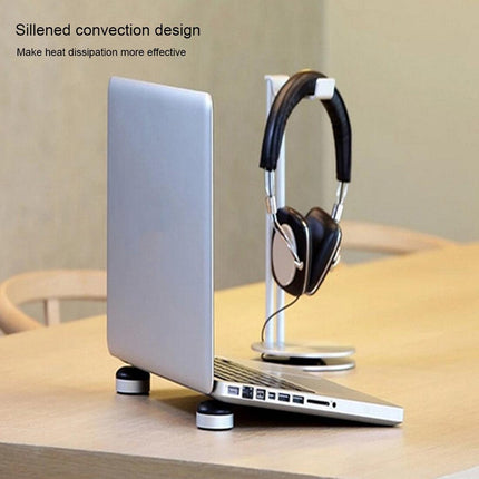 Aluminum Laptop Cooler Stand - Compact Design
