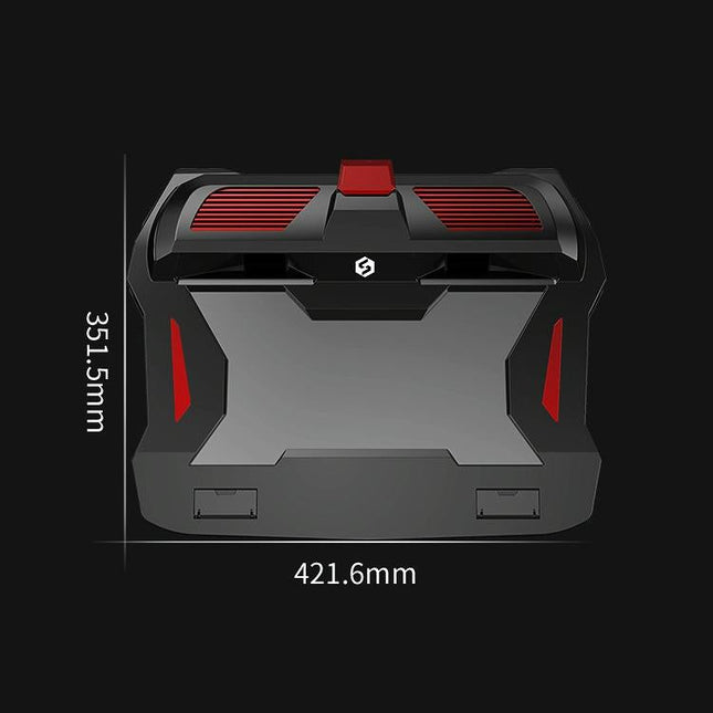 Dual Fan Laptop Radiator - Red Light