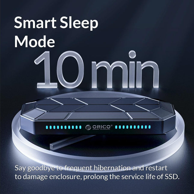 Rgb M.2 Nvme Ssd Enclosure - Compact Design