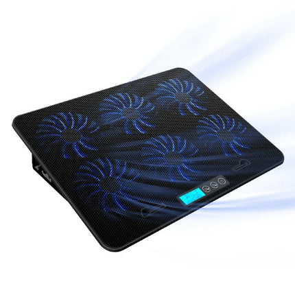 Silent Six-Fan Cooling Rack For Notebook Computers