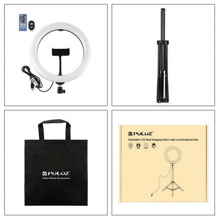 10.2 Rgbw Led Ring Light Kit With Tripod And Remote Control