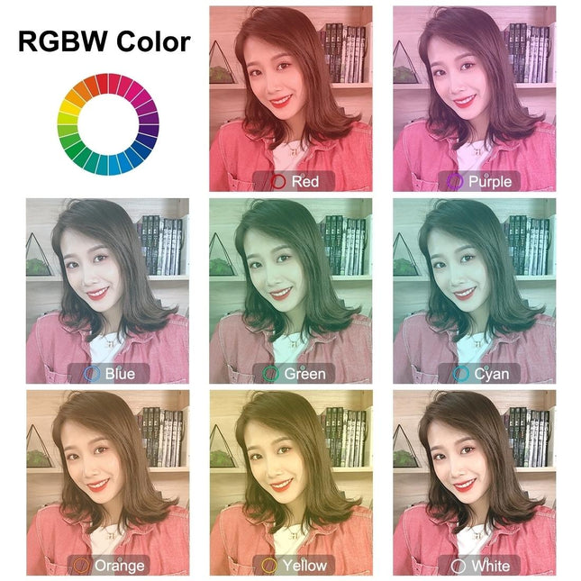 6.2 Rgbw Led Ring Light With Tripod And Remote Control