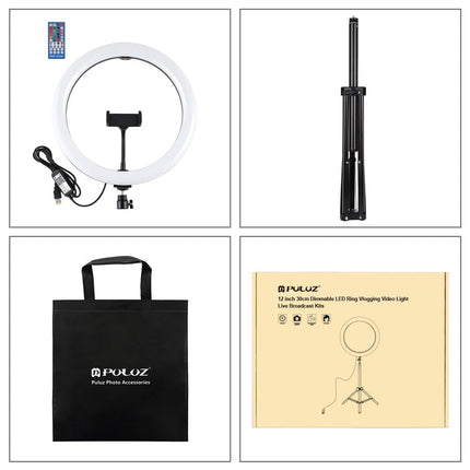 11.8 Rgbw Led Ring Light Kit With Mount & Remote