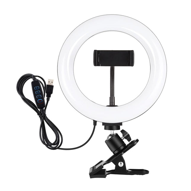 7.9 Ring Selfie Light With Dual Colour Led For Vlogging & Photography