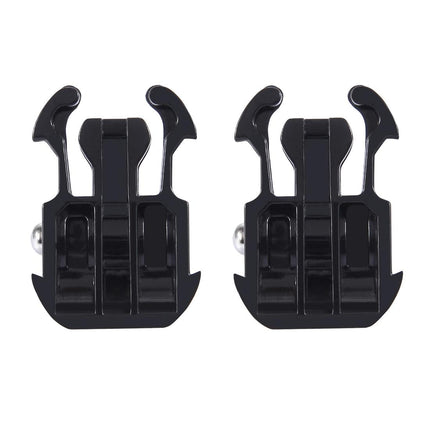 2-Pack Quick Release Buckles For Gopro Insta360 Dji Action And Other Cameras - Horizontal Surface Compatible