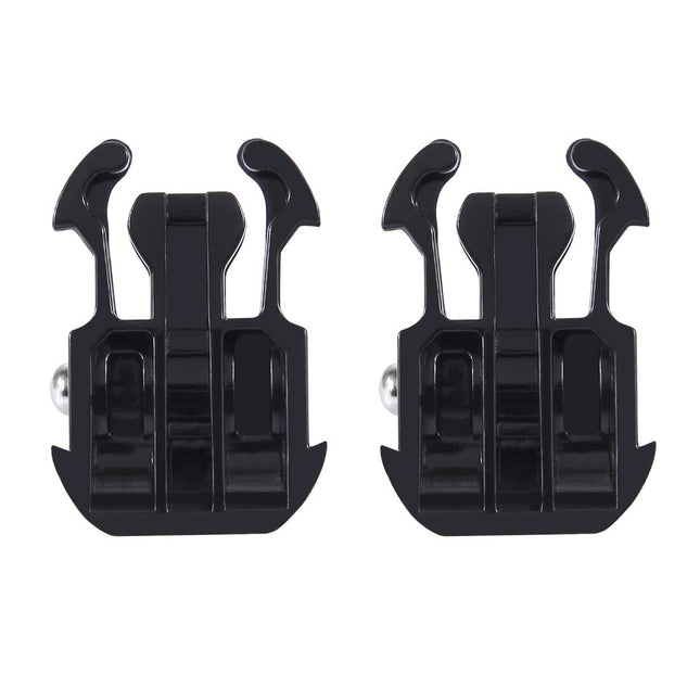 2-Pack Quick Release Buckles For Gopro Insta360 Dji Action And Other Cameras - Horizontal Surface Compatible