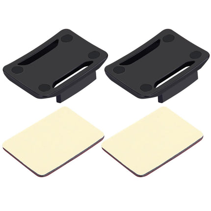 2 Curved Surface Mounts + Adhesive Stickers For Action Cameras - Jaws Flex Clamp Mount