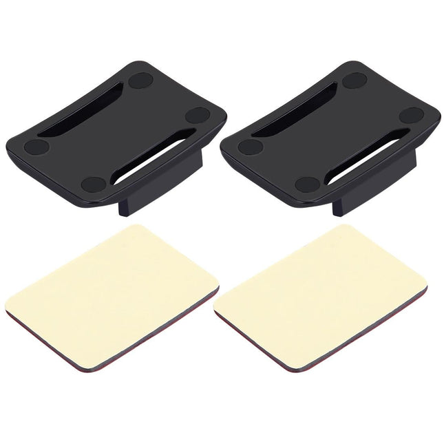 2 Curved Surface Mounts + Adhesive Stickers For Action Cameras - Jaws Flex Clamp Mount