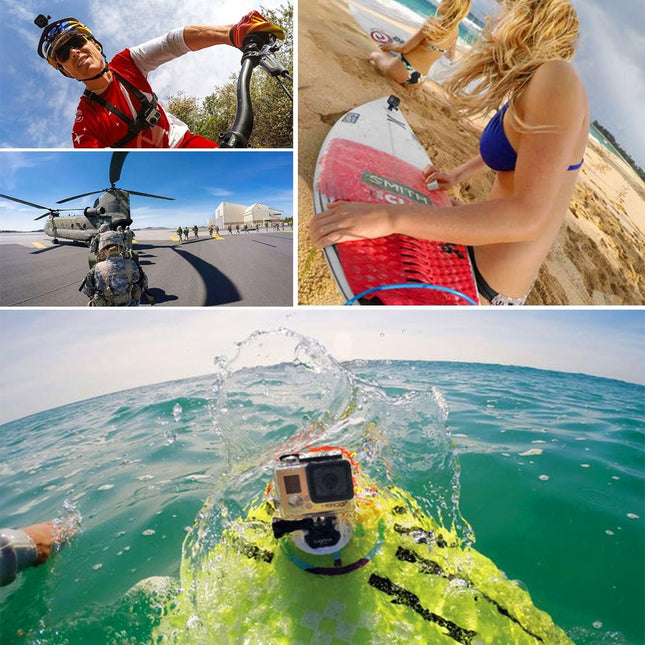 Flexible Clamp Mount For Gopro And Action Cameras - Horizontal Jaws