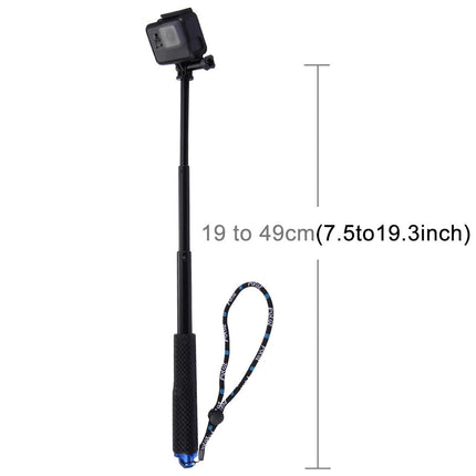 Extendable Monopod For Gopro And Other Action Cameras - 19-49Cm