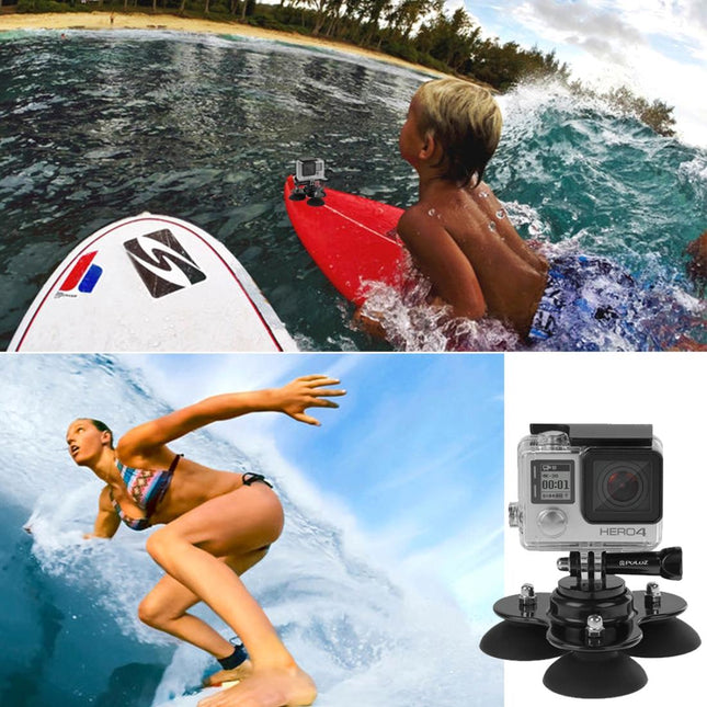 Gopro Hero11 Triangle Suction Cup Mount With Screw