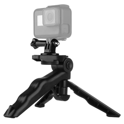 Grip Folding Tripod Mount For Gopro And Xiaoyi Action Cameras
