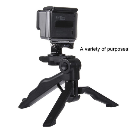 Grip Folding Tripod Mount For Gopro And Xiaoyi Action Cameras
