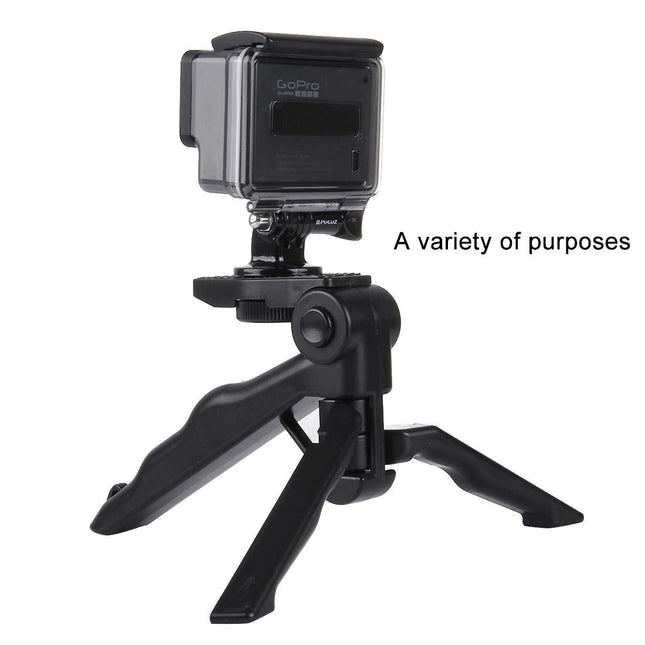 Grip Folding Tripod Mount For Gopro And Xiaoyi Action Cameras