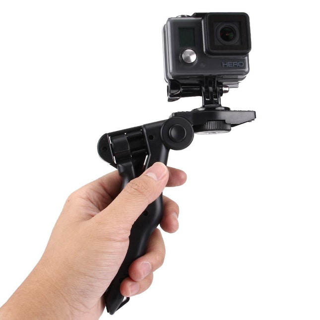 Grip Folding Tripod Mount For Gopro And Xiaoyi Action Cameras